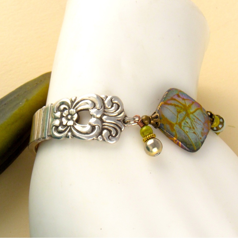 One-a-kind beaded bracelet